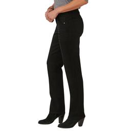 Womens Democracy “Ab”solution® Black Straight Leg Jeans