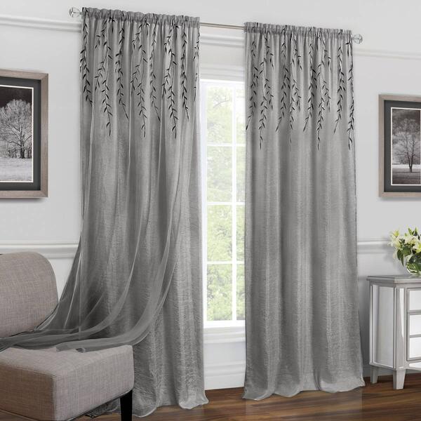 Achim Willow Rod Pocket Curtain Panel - image 