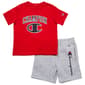 Boys (4-7) Champion Graphic Tee/Signature Shorts Set - Lychee - image 1