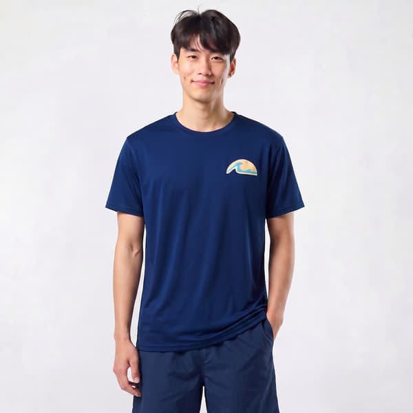 Young Mens SURFZONE(R) Short Sleeve Wave Rashguard - image 