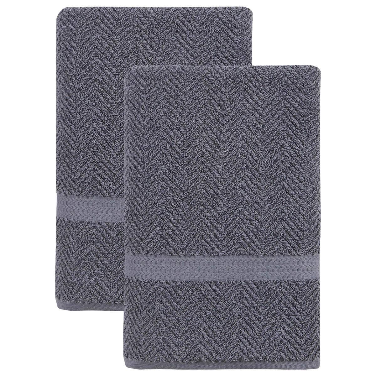 Ozan Premium Home Turkish Cotton Maui Luxury Bath Towels-Set of 2