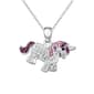 Sterling Silver Unicorn Charm Pendant Necklace - image 1