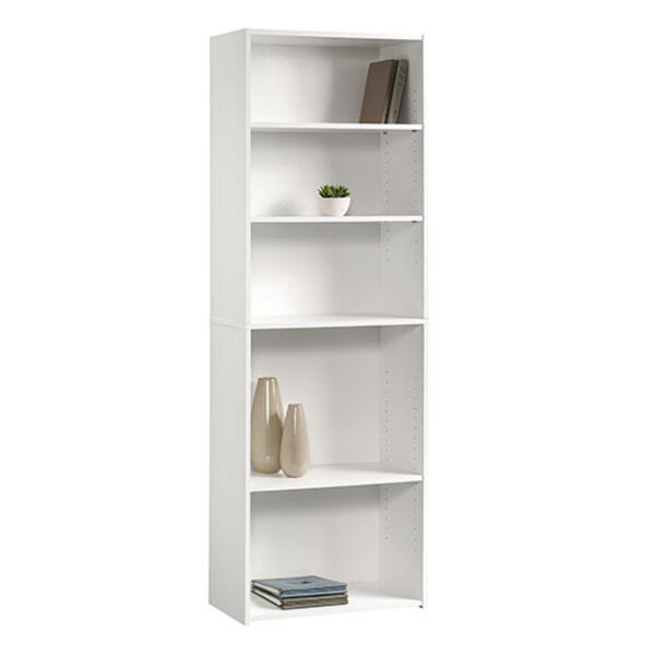 Sauder Beginnings 5 Shelf Bookcase - Soft White - image 