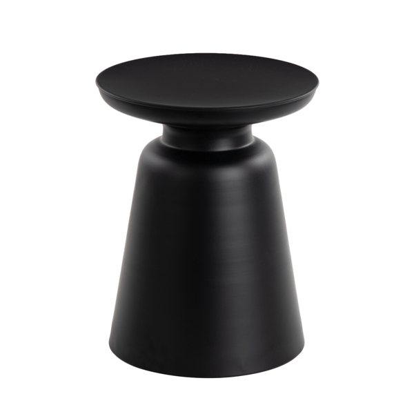 9th & Pike® Modern Black Metal End Table