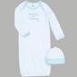 Baby Boy &#40;NB-3M&#41; Little Me&#40;R&#41; Thank Heaven Sleeper Nightgown & Hat - image 1
