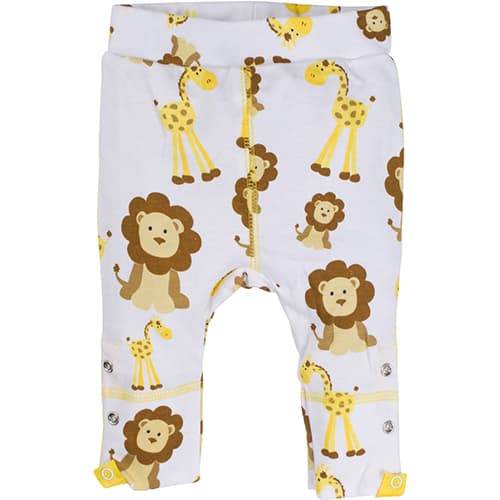 Baby Boy (NB-24M) MiracleWear Giraffe & Lion Pants - image 