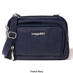 Baggallini Triple Zip with Front Wallet Crossbody