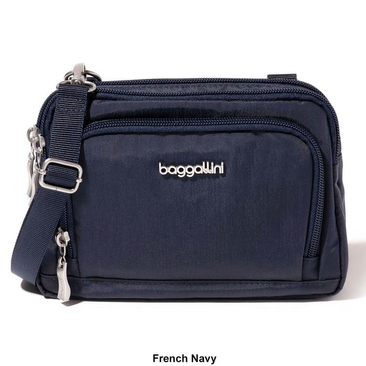 Baggallini Triple Zip with Front Wallet Crossbody