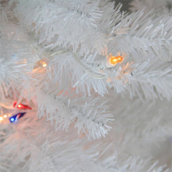 Northlight 18in. Pre-Lit White Artificial Christmas Tree