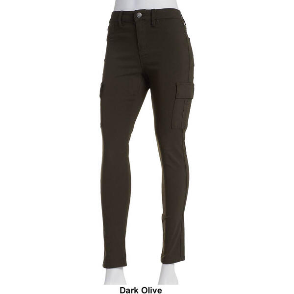 Juniors YMI® Hyper Stretch One Button Skinny Cargo Pants