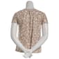 Petite Hasting & Smith Short Sleeve Leaf Peasant Tee - image 3