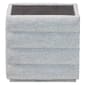 Baxton Studio Cadmus Modern Channel Tufted Fabric Nightstand - image 4