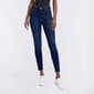 Womens Bleu Denim Braided Waist Straight Leg Jeans - image 1