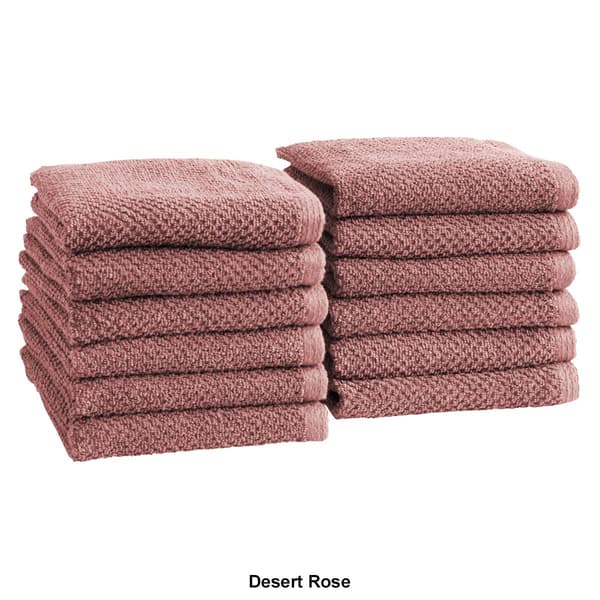 Freshfolds Acacia 12pc. Cotton Quick-Dry Washcloth Set