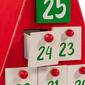 Kurt S. Adler 19.7in. Triangular Santa Head Advent Calendar - image 2