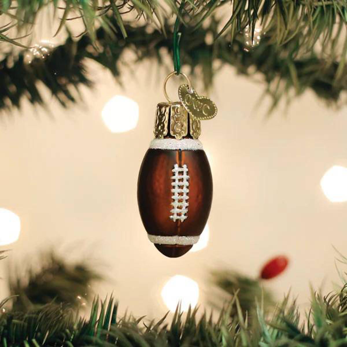 Old World Christmas Mini Football