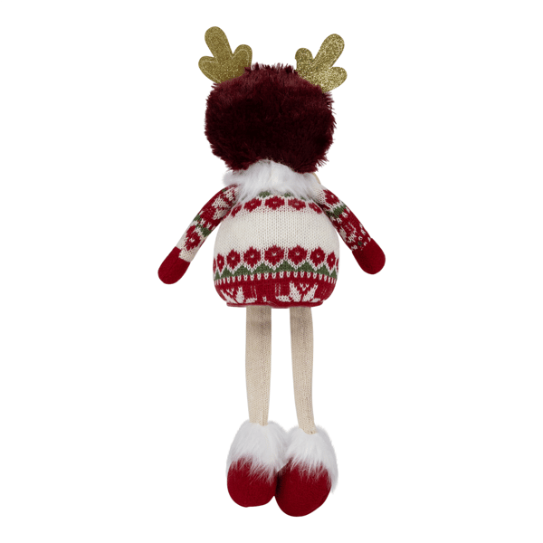 Northlight Sitting Plush Girl with Dangling Legs Christmas Figure