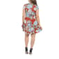 Plus Size 24/7 Comfort Apparel Floral Fit & Flare Shirt Dress - image 2