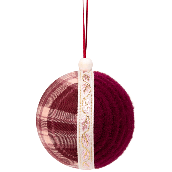 Northlight 4ct. Plaid & Knitted Christmas Ball Ornaments