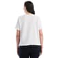 Plus Size Rafaella® Short Sleeve Puckered Ruffle Detail Blouse - image 2