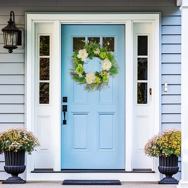 Northlight Seasonal Artificial Mixed White Floral Spring Wreath