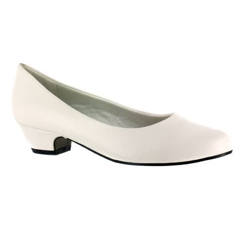 Womens Easy Street Halo Comfort Heels - White