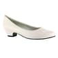 Womens Easy Street Halo Comfort Heels - White - image 1