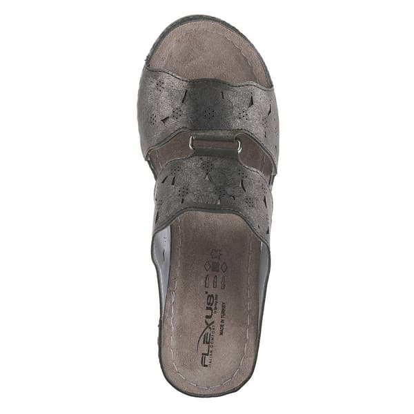 Womens Flexus® By Spring Step Dreiser Wedge Slide Sandals