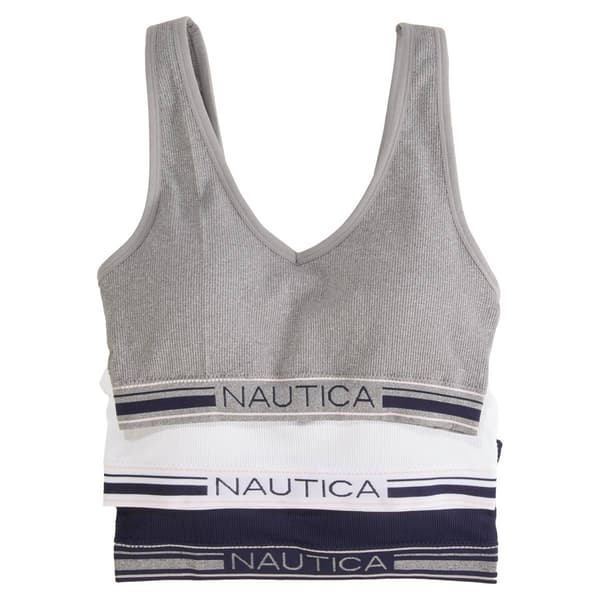 Womens Nautica 3pk. Comfort Seamless Bras NT4609-3PKB - image 