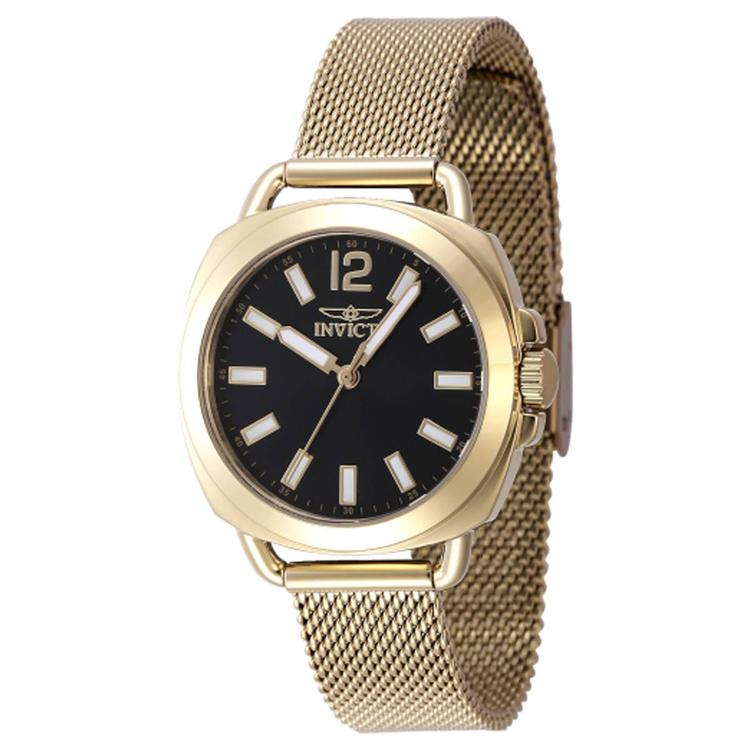 Womens Invicta Wildflower Black Dial Quartz Watch - 47324