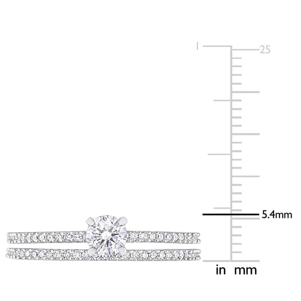 Diamond Classics™ 14kt. White Gold 1/2ct. Diamond Bridal Ring Set