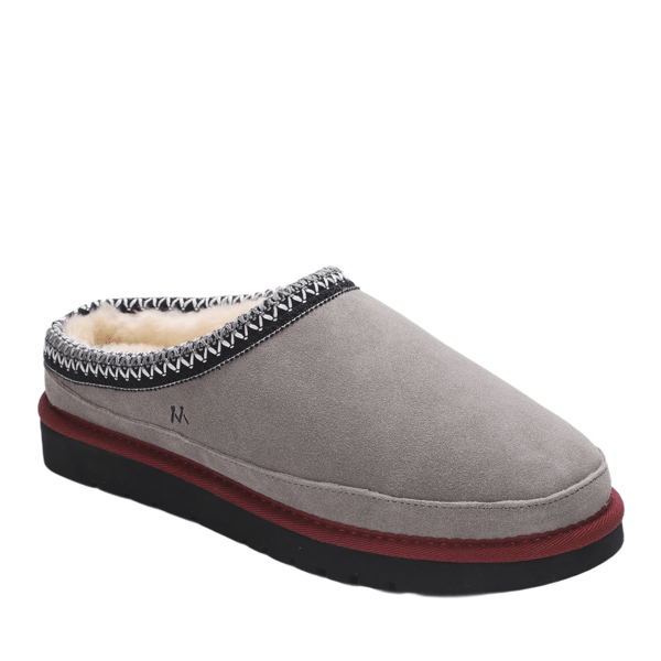 Mens Mykos Jaden Suede Clog Slippers - image 