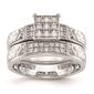 Pure Fire 14kt. White Gold Lab Grown Diamond Trio Cluster Ring - image 6