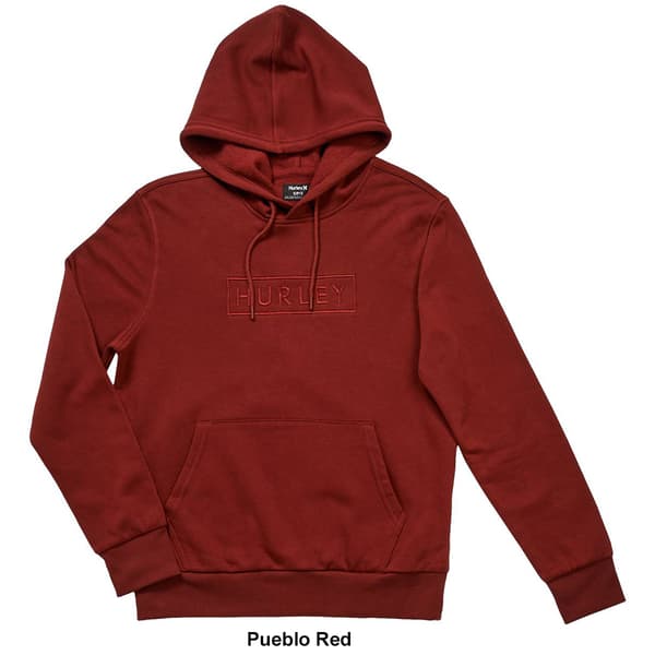 Young Mens Hurley Boxed Logo Pullover Hoodie