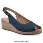 Womens White Mountain Maize Slingback Wedge Sandals - image 12
