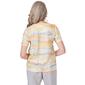 Womens Alfred Dunner Charleston Watercolor Biadere Top - image 2