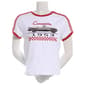 Juniors Plus C-Life 1953 Corvette Ringer Baby Tee - image 1