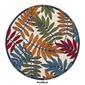 Nourison Aloha Leaf Print Round Rug - image 13