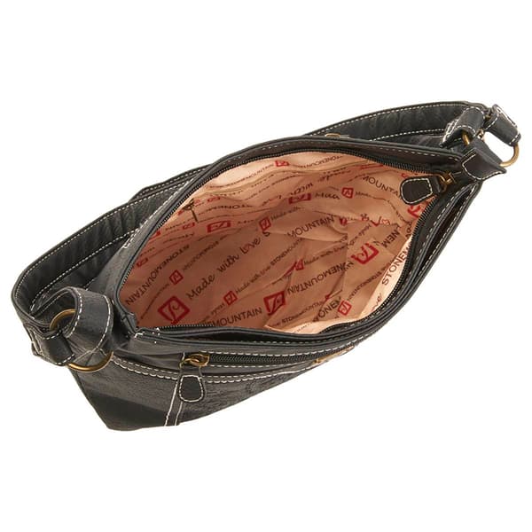 Stone Mountain Crunch Leather Textured Hobo
