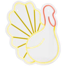 Northlight Seasonal 15in. LED Neon Turkey Window Silhouette