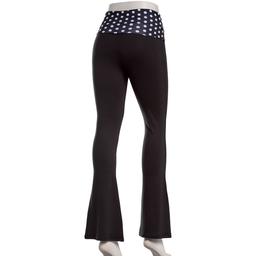 Juniors C-Life Betty Boop Dot Fold Over Waist Flare Pants