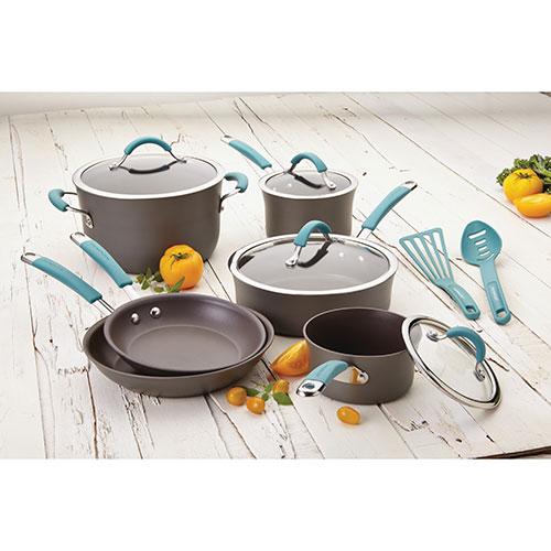 Rachael Ray Cucina 13pc. Hard-Anodized Nonstick Cookware Set