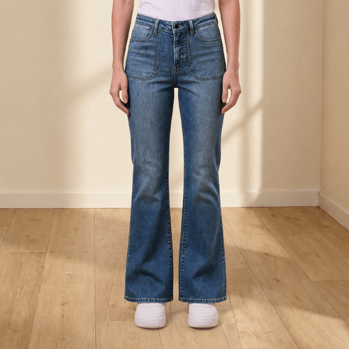 Womens Draper James Denim Baby Bootcut Jeans