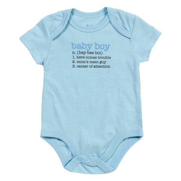 Baby Boy &#40;3-9M&#41; Baby Essentials Boy Bodysuit - image 