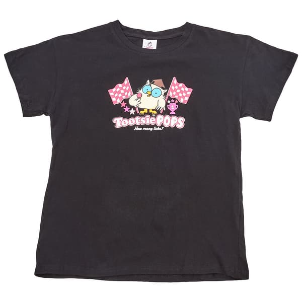Girls (7-16) Tootsie Roll(R) Short Sleeve Mr. Owl Tootsie Pop Tee - image 