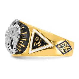 Mens Gentlemen&#8217;s Classics&#8482; 14kt. Gold 1/5ctw. Diamond Eagle Ring