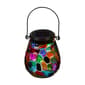 Evergreen Solar Glass Rainbow Mosaic Lantern - image 1
