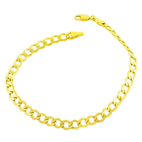 Gold Classics&#40;tm&#41; 10kt. Yellow Gold Curb Link Bracelet - image 