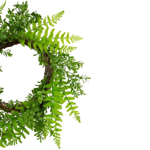 Northlight Seasonal Artificial Fern Leaf Spring Wreath