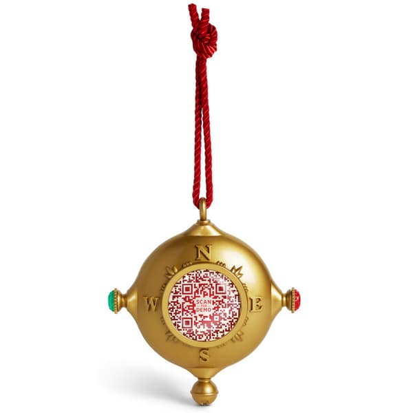 Demdaco Santa&#39;s Kindness Ornament &amp; Journal